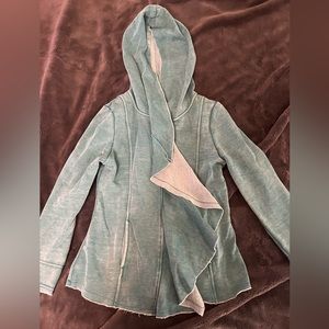 Sugarfly Ruffled Distressed Jacket